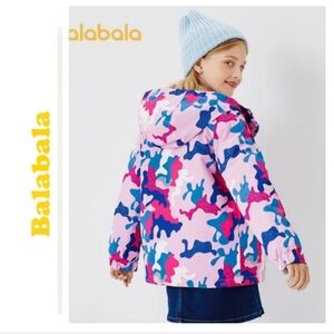 🩷Balabala Camo Windbreaker Jacket . Size 5-9 Years.